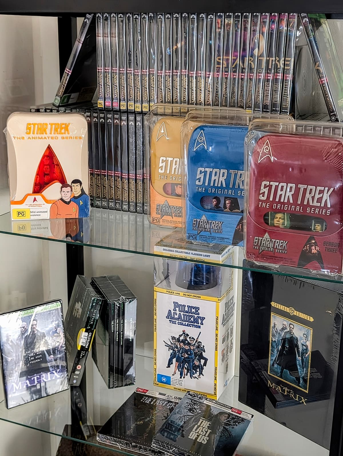 Photo of a DiscUs physical media collection